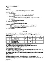 Đề kiểm tra thực hành một tiết Tin học lớp 7 (Có đáp án)- Năm học 2016-2017